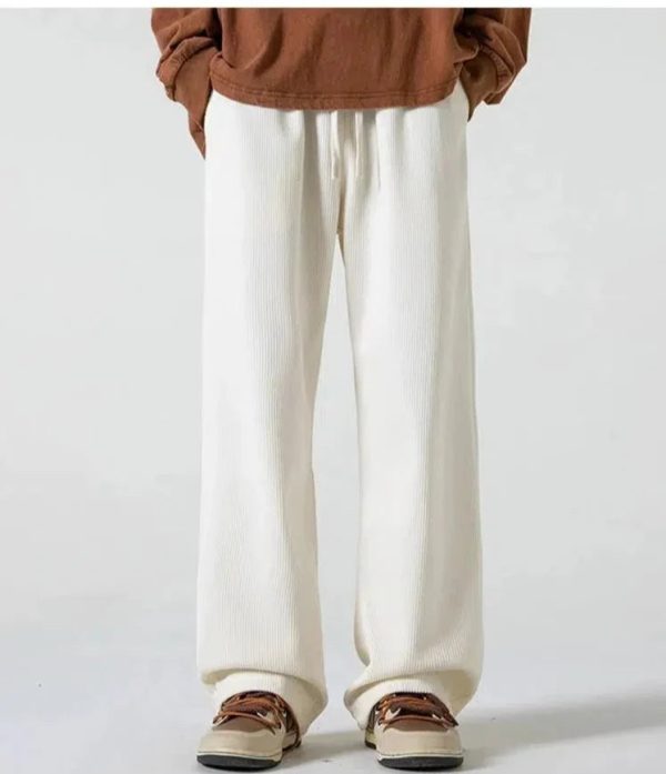 Wide-leg Drawstring Sweatpants Online Sale