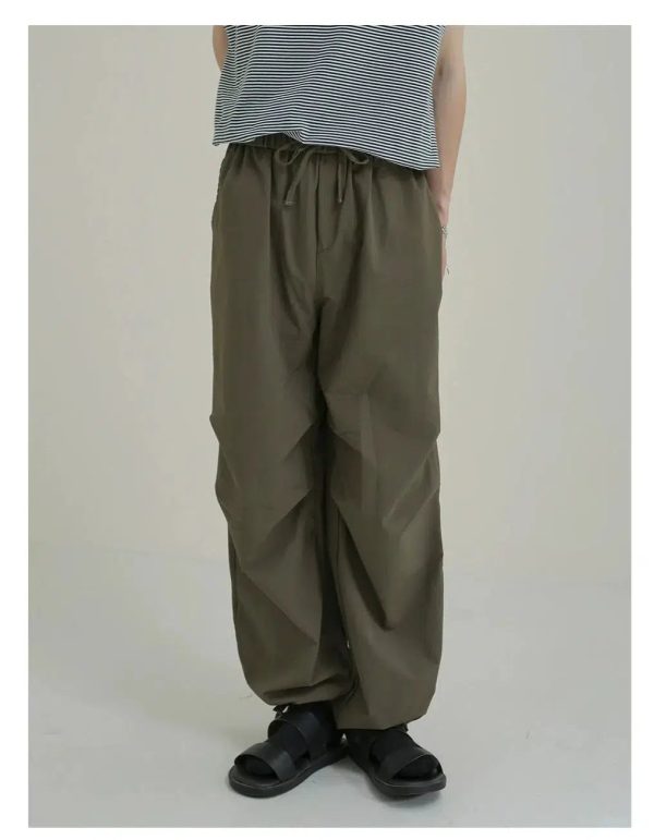 Relaxed Fit Quick-drying Nylon Pants Online - Image 2