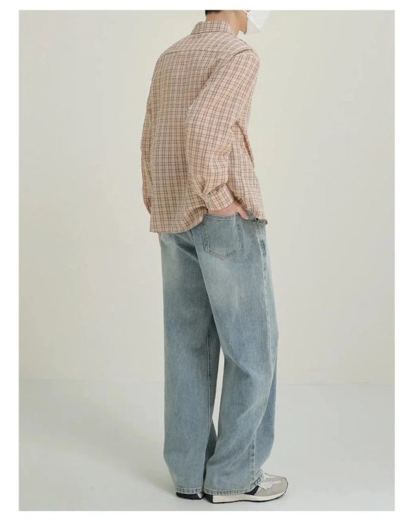 Lightweight Plaid Shirt Online Sale - Image 3
