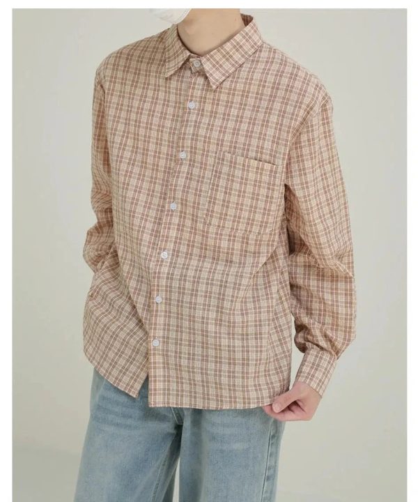 Lightweight Plaid Shirt Online Sale - Image 2