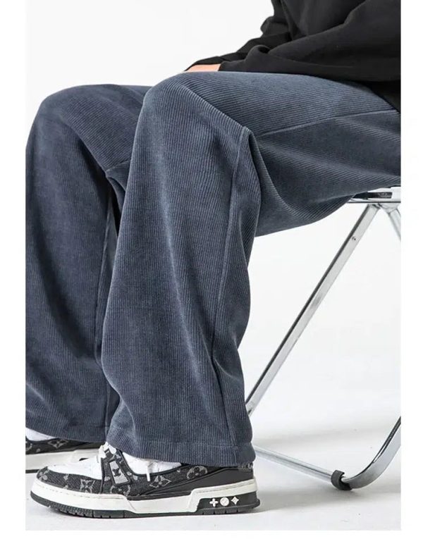 Wide-leg Drawstring Sweatpants Online Sale - Image 5